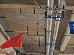 德格管廊支架的安装方法